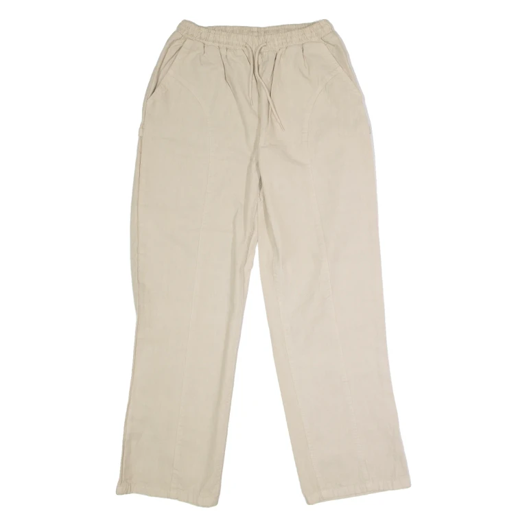 Mens Trousers Beige Regular Straight W28 L30
