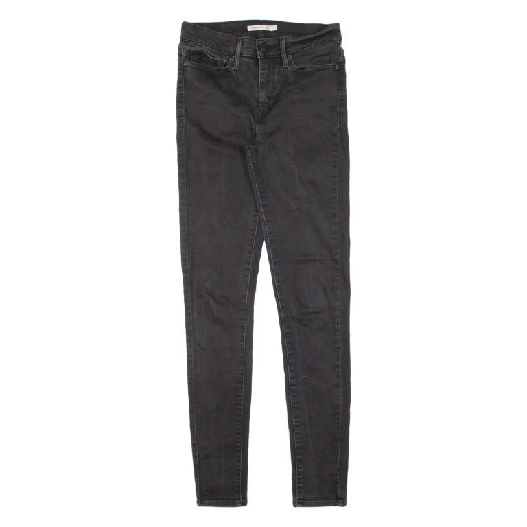 LEVI'S Womens Jeans Black Slim Skinny W27 L32