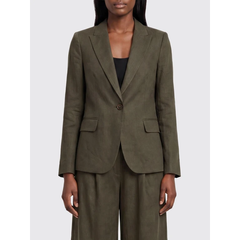 Single-Breasted Cropped Blazer with Peak Lapels (UW6007UW890)