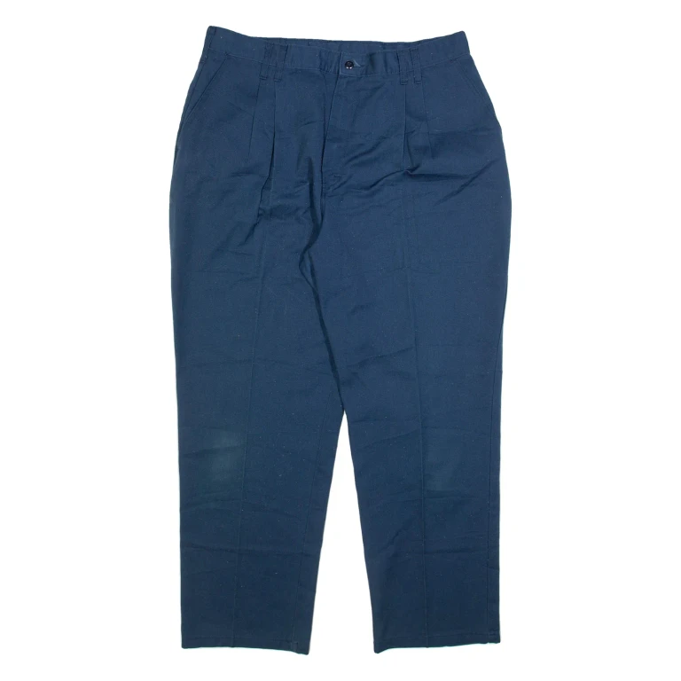 DICKIES Mens Trousers Blue Relaxed Tapered W32 L27