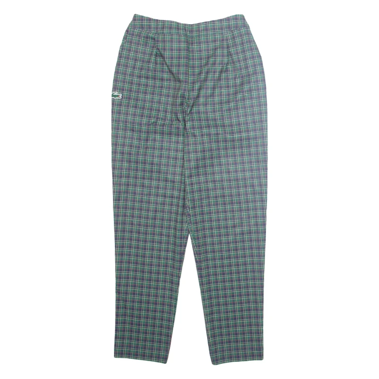 LACOSTE Chino Mens Trousers Green Regular Straight W24 L26