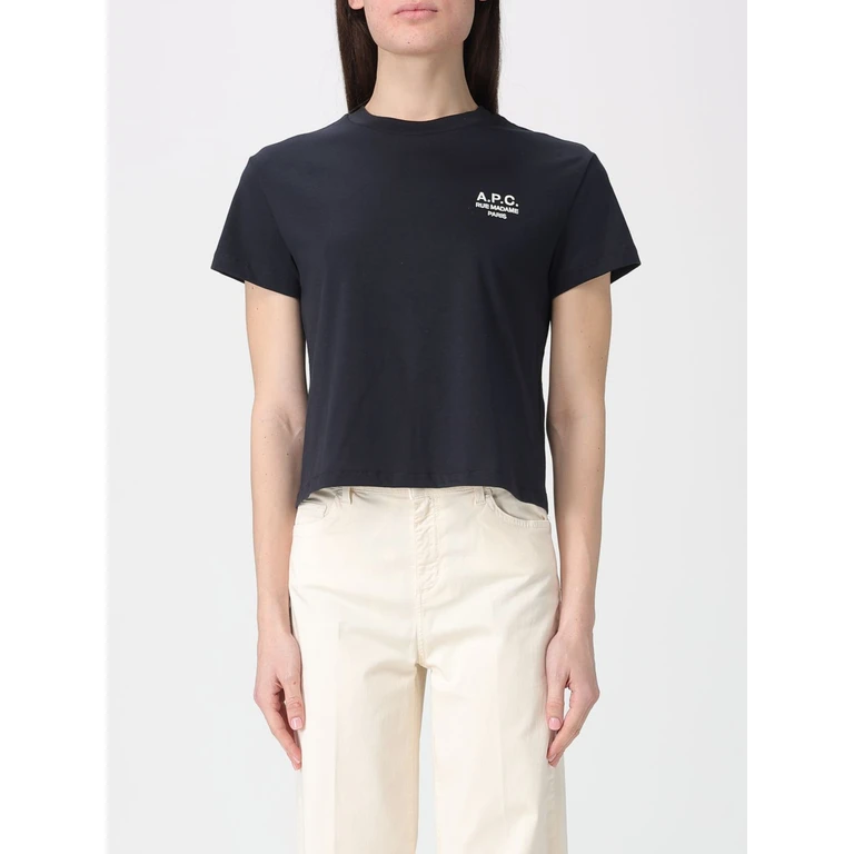 A. P.C. T-Shirt Woman color Navy (COHBMF26389TIQ)