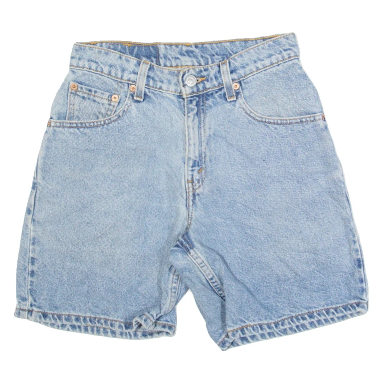 LEVI'S Womens Denim Shorts Blue Relaxed 90s XS W24