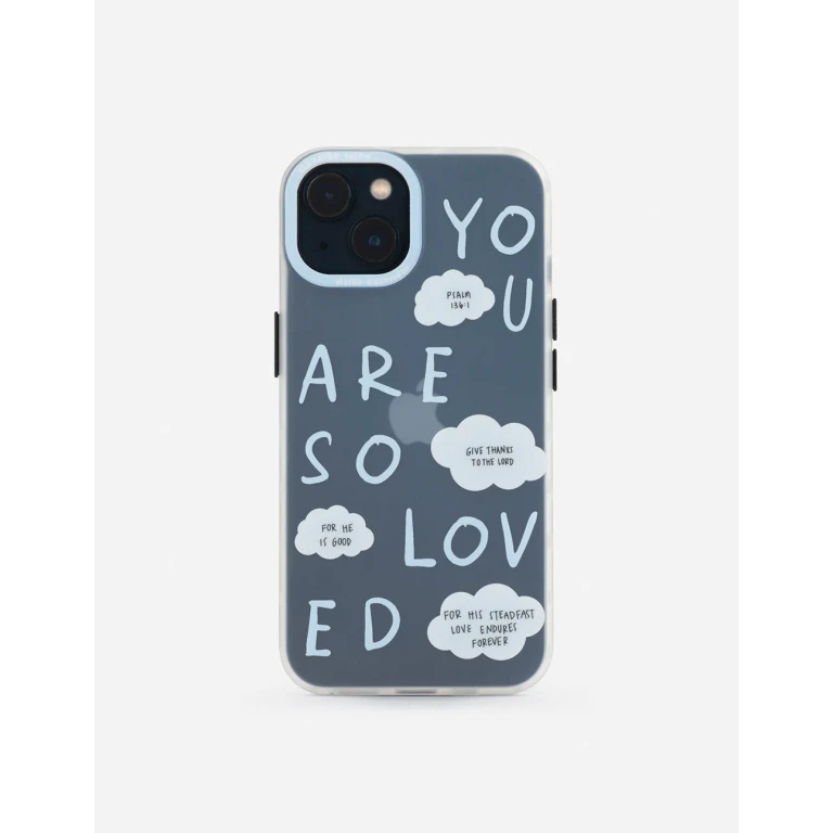 Blue You Are So Loved Frosted Phone Case