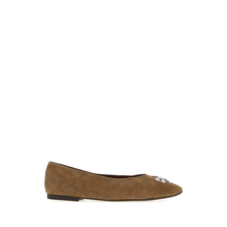 Cappuccino Suede Charlie Ballerinas Taupe Ballerine - Women