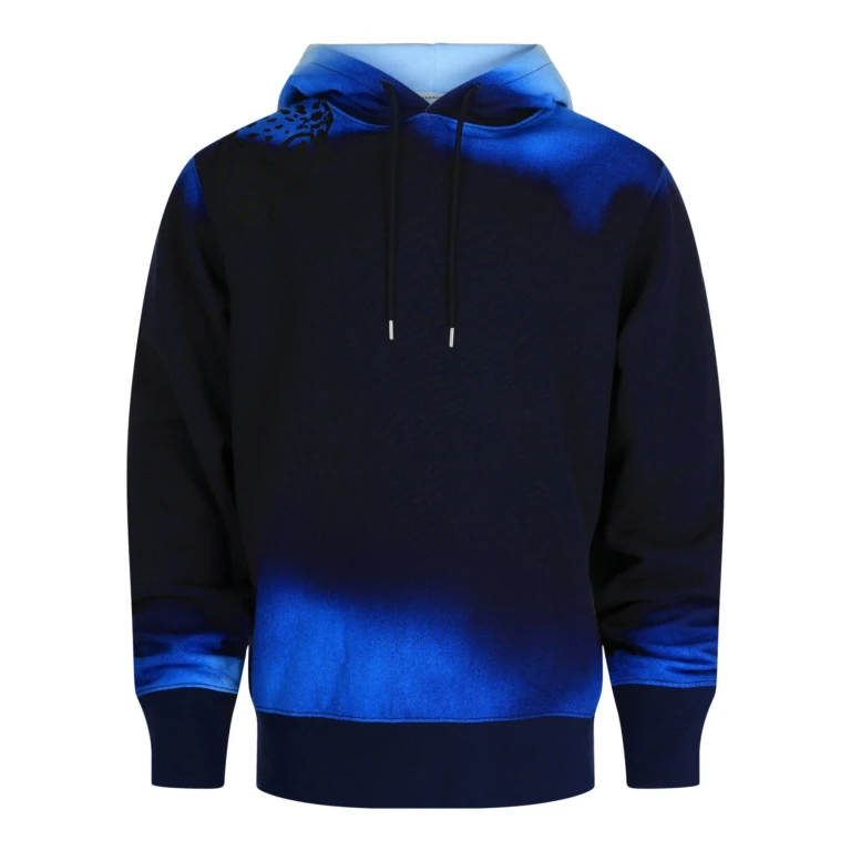 Ombre Leopard Print Hoodie