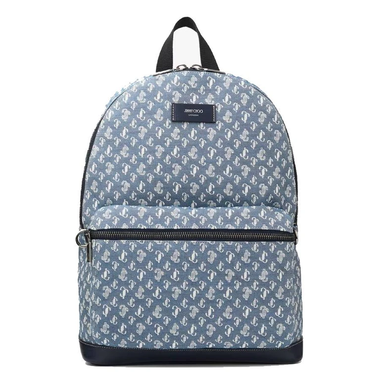 Wilmer Denim JC Monogram Backpack