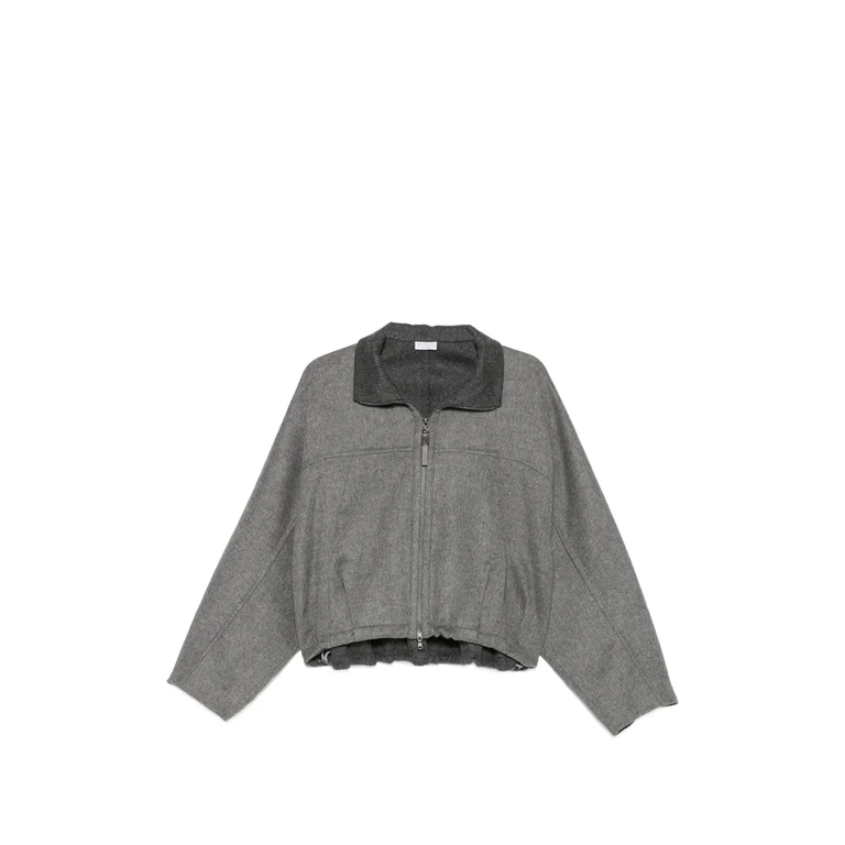 Brunello Cucinelli Monili-embellished Zip-up Jacket