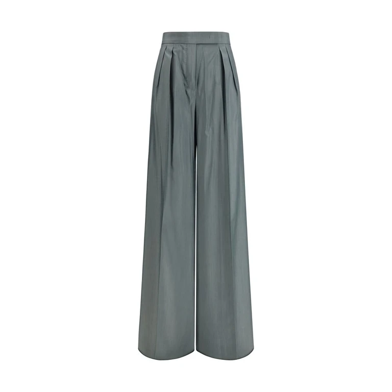 Max Mara Bicolor Wool Oves Aries Casual Pants - Women