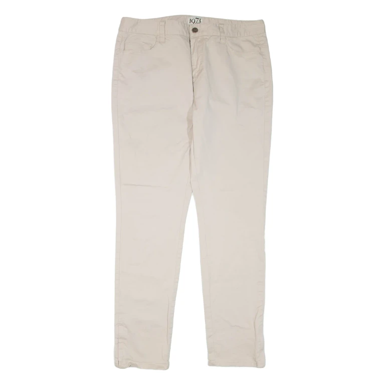 REISS 1971 Womens Trousers Beige Regular Skinny W32 L31