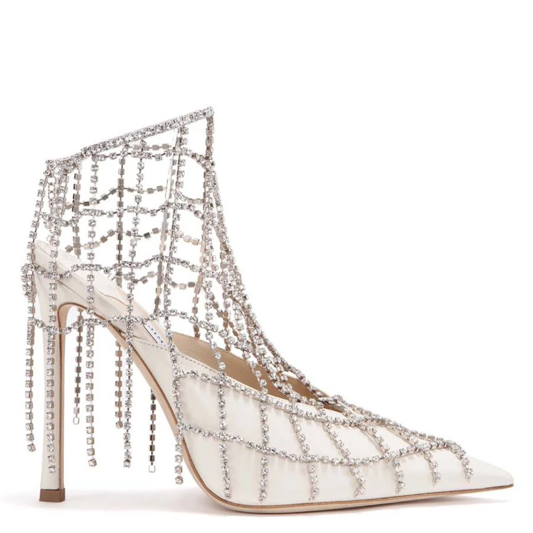 Scotty 110 Crystal Chains Nappa Mules