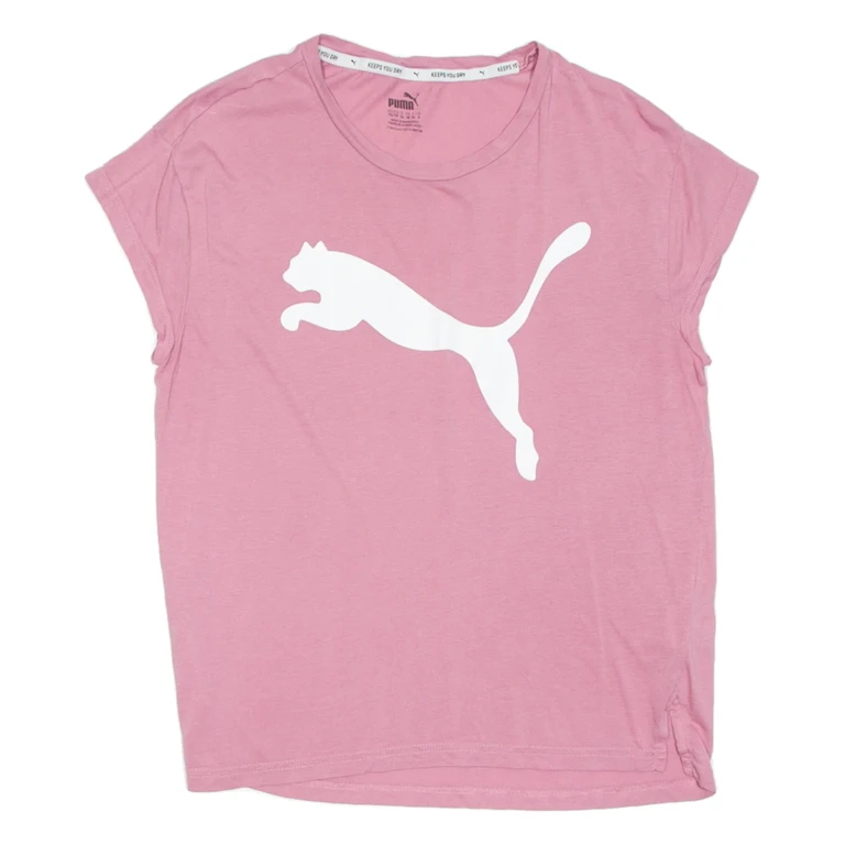 PUMA Womens T-Shirt Pink UK 8