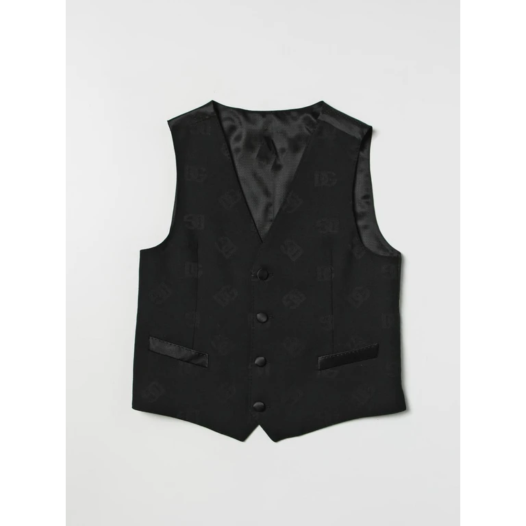 Waistcoat Kids color Black (L41V30FJBAKN0000)