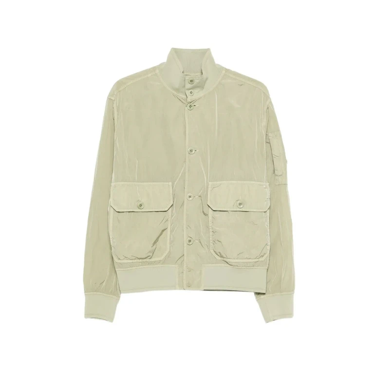 C. P. Company `Chrome-R` Button Bomber Jacket