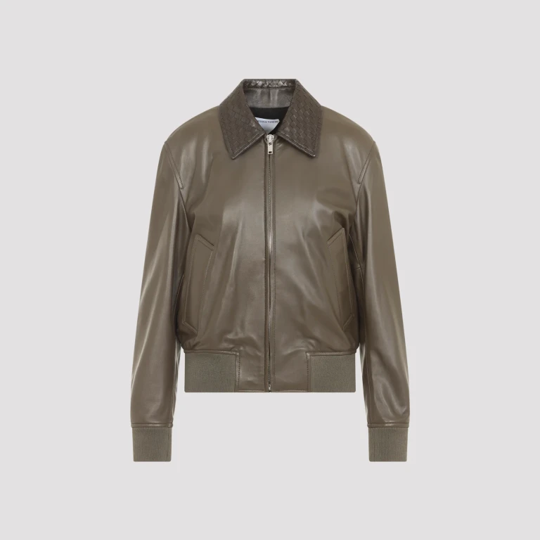 Leather Bomber Jacket