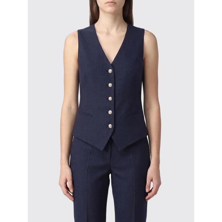 Single-Breasted Slim Fit Tailored Waistcoat in Viscose Blend (GRACIE340021EB807387)