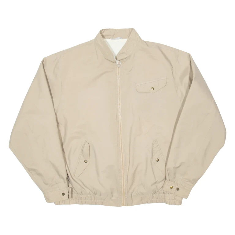 Mens Bomber Jacket Brown L