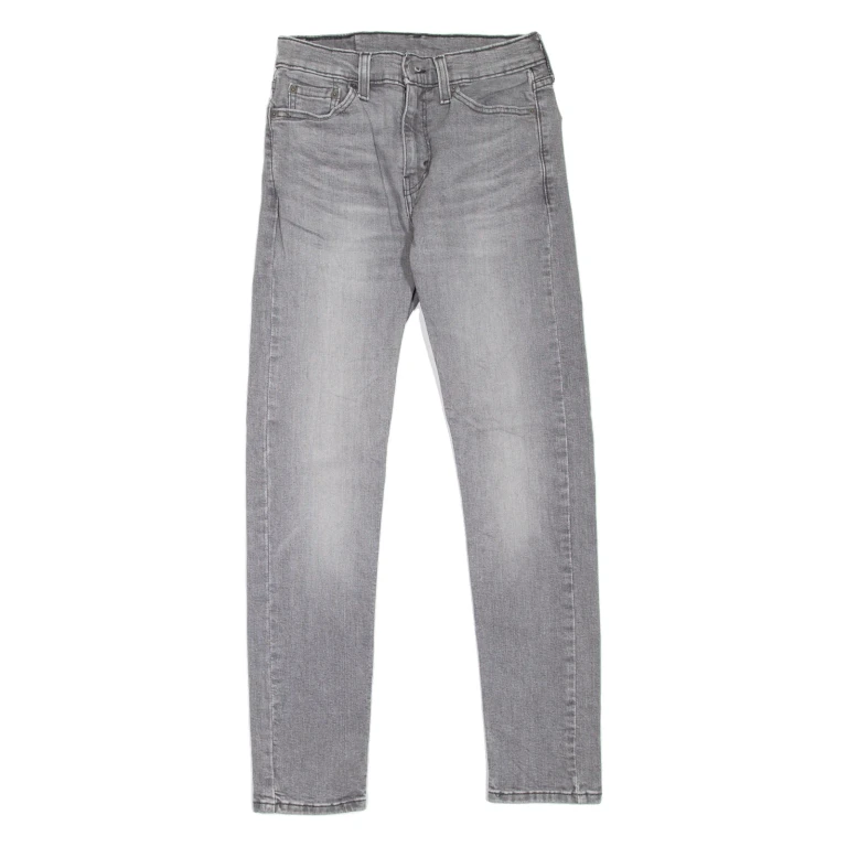 LEVI'S 510 Jeans Mens Grey Slim Skinny Stone Wash W29 L29