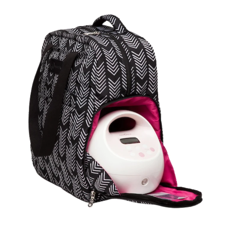 Sarah Wells Kelly Breast Pump Backpack & Tote - Insulated Pocket, Laptop Sleeve & Easy-Clean Interior - Fits All Pumps for Moms