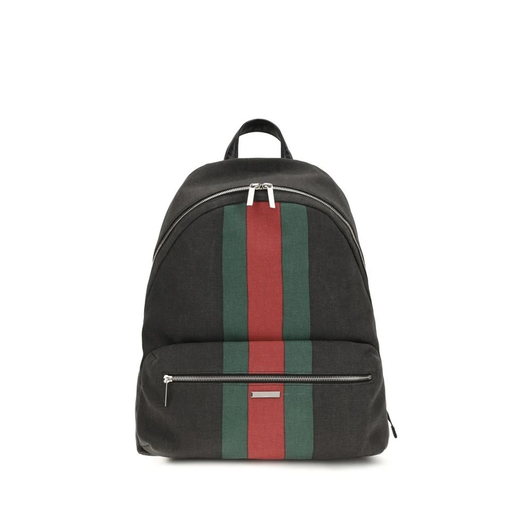 Gucci Black Fabric Backpack - Men
