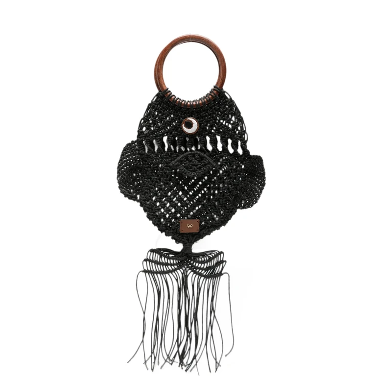 Macramé Fish Clutch Bag