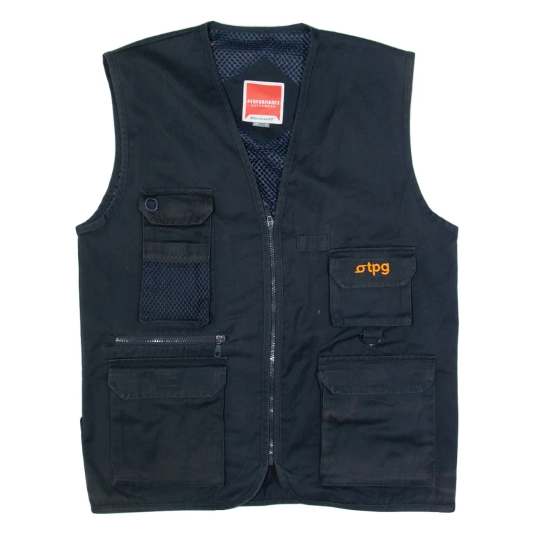 RESULT Utility Mens Gilet Blue M
