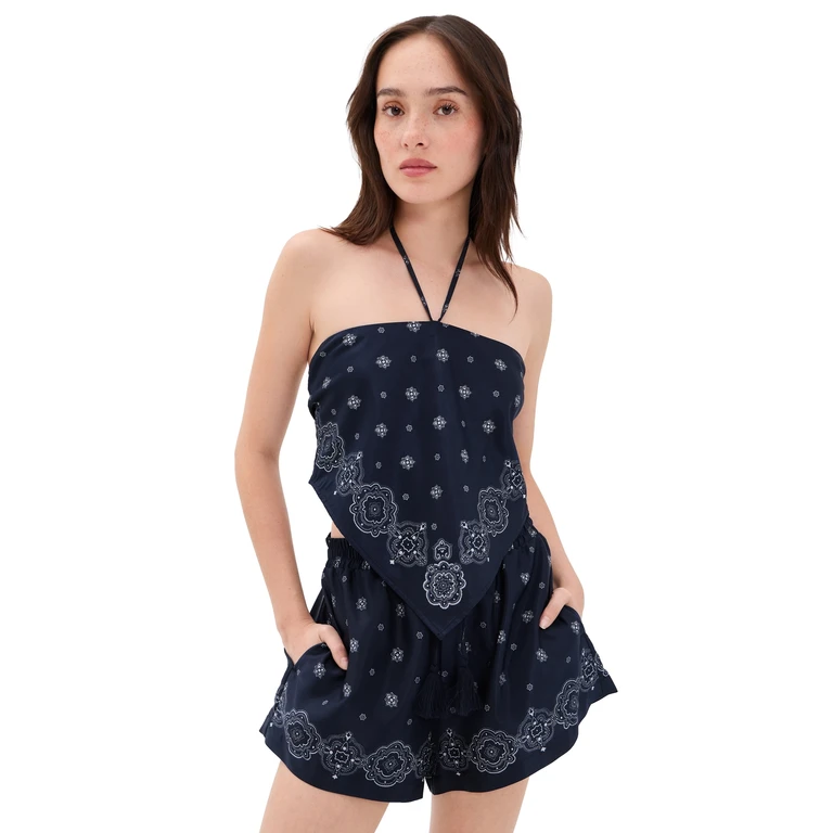 Good American The Recess Top Bandana S