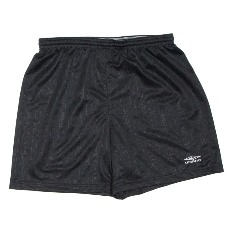 UMBRO Mens Sports Shorts Black Relaxed XL W30
