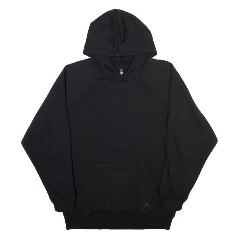 ADIDAS Womens Black Hoodie L