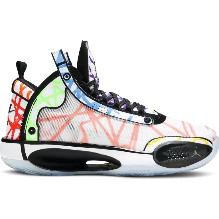 Grade School Retro Xxxiv 'Zion Williamson Coloring Book' Gs Sneakers
