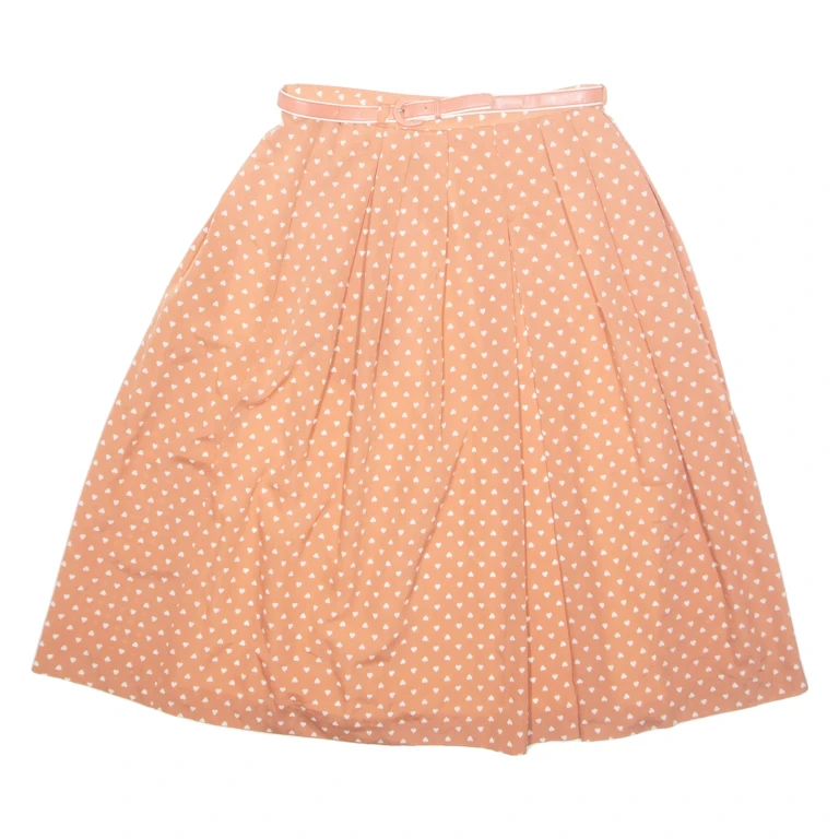 ALEXON SPORTSET Belted Womens A-Line Skirt Pink Midi M