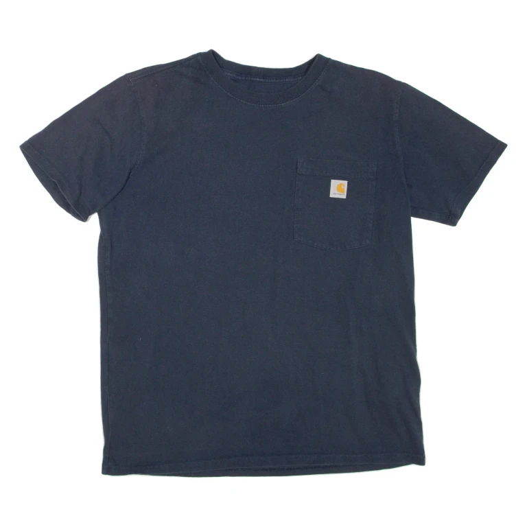 CARHARTT Womens T-Shirt Blue M