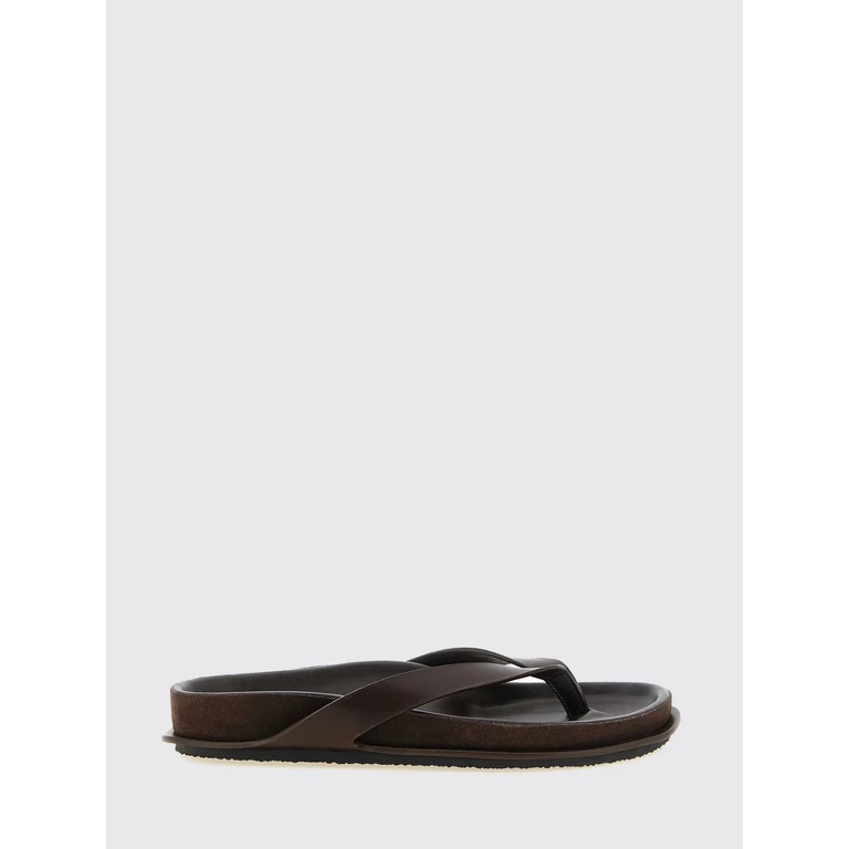 The Tatanes Calfskin Thong Sandals with Low Heel (26EFOW00214AC06C03880)