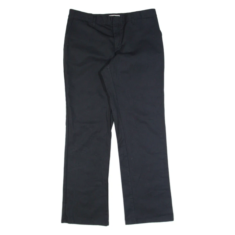 DICKIES Workwear Womens Trousers Black Regular Bootcut W32 L32