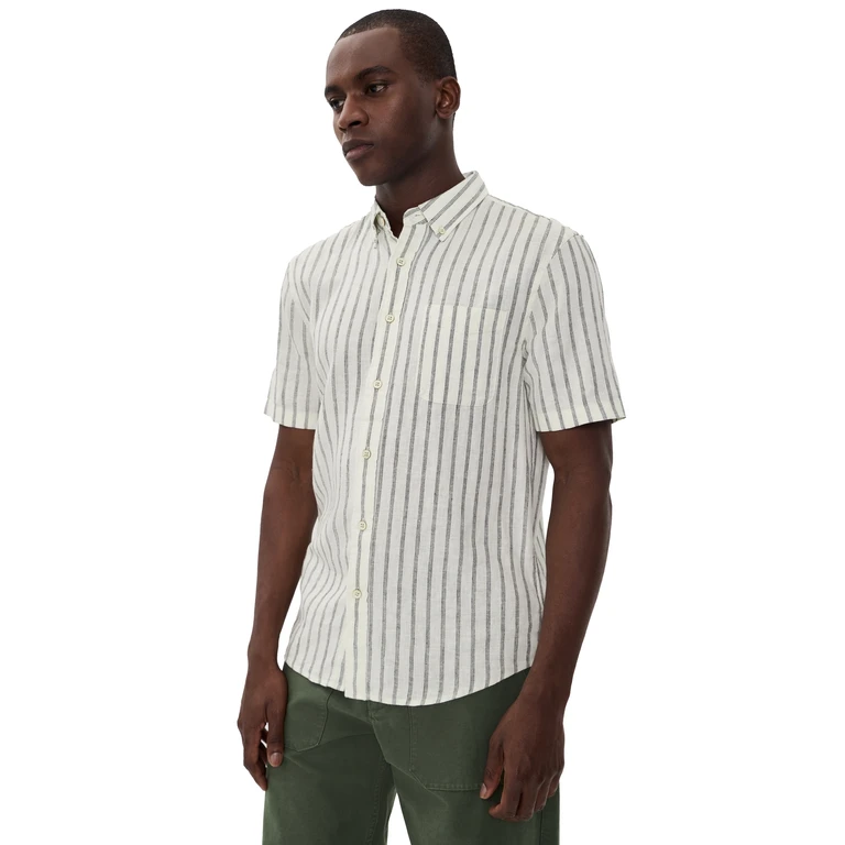 Faherty Breeze Shirt Moonlight Stripe XL