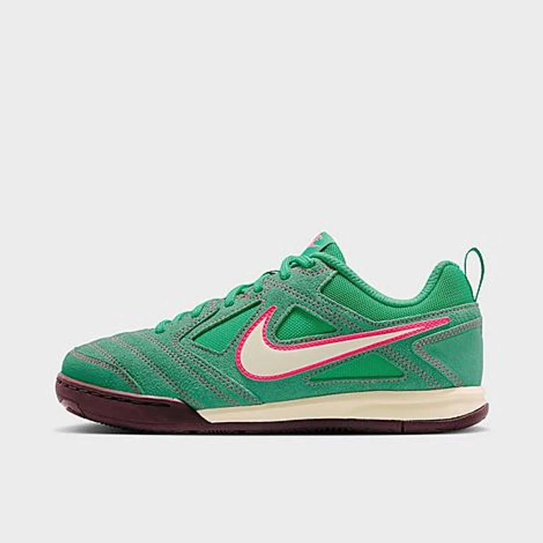 Nike Big Kids Gato Casual Shoes in Stadium Green/Hyper Pink/Burgundy Crush Size: 1.0