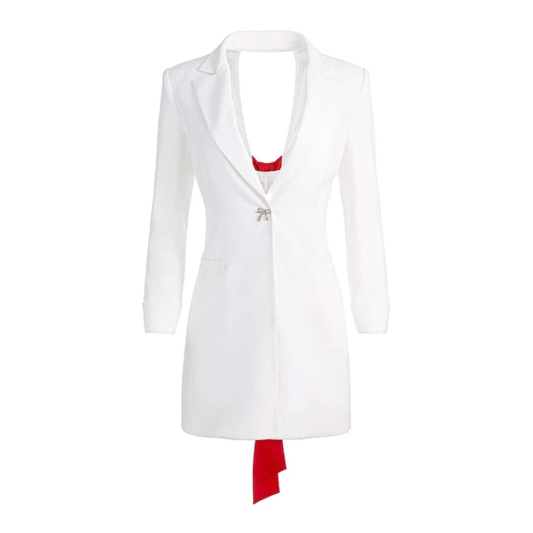 Alice+Olivia Robe Courte - Blanc (CC603208509B179)