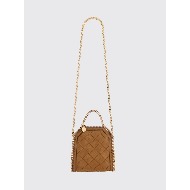 Falabella Mini Faux Leather Chain-Trim Bag (391698WP06905742)