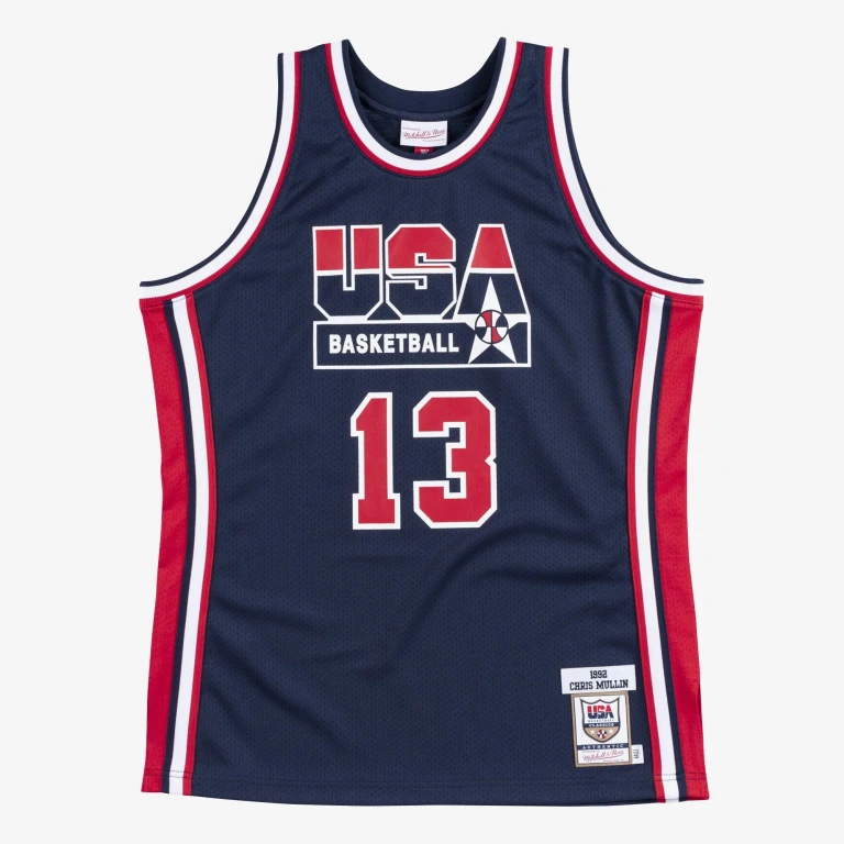 Men's Authentic Jersey Team Usa 1992 Chris Mullin Jerseys