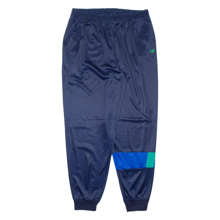 ADIDAS Mens Track Pants Blue Tapered XL W31 L32