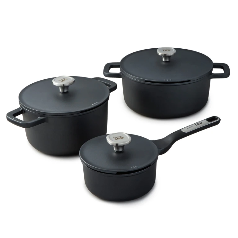 Leo Phantom 6pc Nonstick Ceramic Cookware Set, Recycled