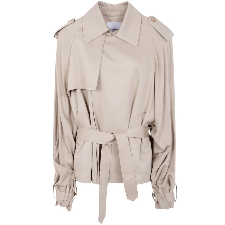 THE FRANKIE SHOP "Elva Fluid" Short Trench