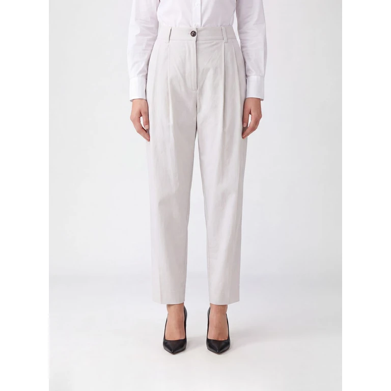 STUDIO NICHOLSON Pants Woman color White (ACUNASNW1305BONE)