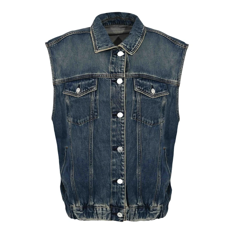 Nine in the morning Gilet - Denim (9SS26DNT03Z17)
