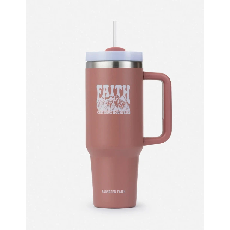 Faith Can Move Mountains 40 oz Tumbler
