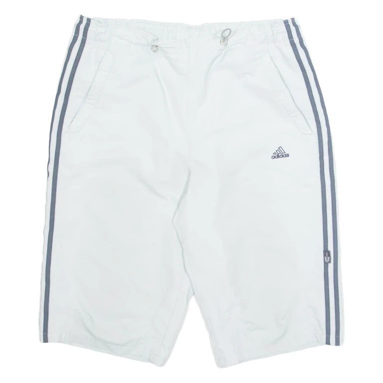 ADIDAS Mens Sports Shorts Grey L W32