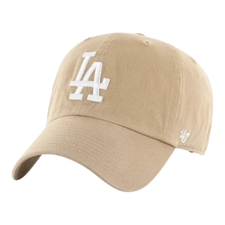 Clean Up Los Angeles Dodgers Strapback Hat - Khaki Adjustable Cap