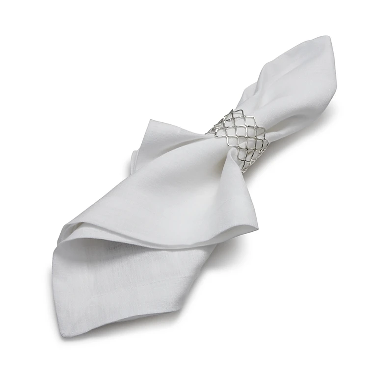 Netted Brass Napkin Ring - Exclusive