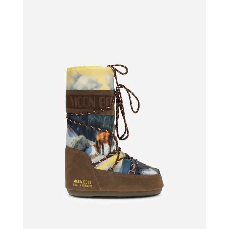 Botas Moon Boot X Guest In Residence Estampadas Mulher 35-38