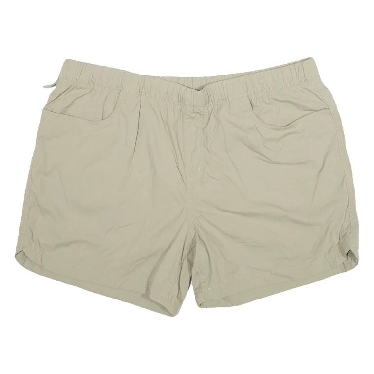 Womens Casual Shorts Beige Relaxed XL W38
